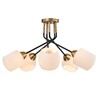 Миниатюра фото потолочная люстра escada bond 2113/5p copper/black | 220svet.ru
