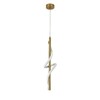 Миниатюра фото подвесной светодиодный светильник indigo 14025/1p brass v000144l | 220svet.ru
