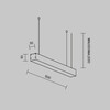 Миниатюра фото линейный светильник maytoni ll312025 | 220svet.ru