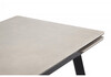 Миниатюра фото керамический стол раскладной 140(200)х80 woodville норман carmen light grey / черный 625826 | 220svet.ru