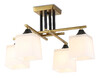 Миниатюра фото потолочная люстра на штанге ambrella light traditional loft tr tr303042/4 cp | 220svet.ru