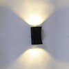 Миниатюра фото настенный светильник reluce 86689-9.2-002kt led2*5w bk | 220svet.ru
