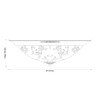 Миниатюра фото потолочный светильник lucia tucci 142.6 r50 brown | 220svet.ru