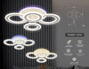 Миниатюра фото потолочный светодиодный светильник с пультом ambrella light acrylica fa8801 | 220svet.ru