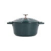Миниатюра фото кастрюля с крышкой green 20 см литой алюминий 2.5 л masterclass kitchen craft | 220svet.ru