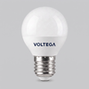 Миниатюра фото светодиодная лампа шар 5вт 3000k e27 voltega globe 5w 3278 | 220svet.ru