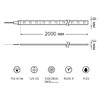 Миниатюра фото лента gauss 9,6w/m 120led/m 2835smd нейтральный белый 2m bt062 | 220svet.ru
