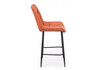 Миниатюра фото барный стул woodville челси терракотовый / черный 632575 | 220svet.ru