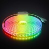 Миниатюра фото комплект светодиодной влагозащищенной ленты apeyron 12w/m 60led/m 5050smd rgb 5m 10-146 | 220svet.ru