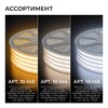 Миниатюра фото комплект светодиодной влагозащищенной ленты apeyron 10w/m 120led/m 2835smd теплый белый 15m 10-143 | 220svet.ru