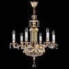 Миниатюра фото подвесная люстра artglass fountain white gold ce | 220svet.ru