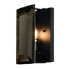 Миниатюра фото настенный светильник ilamp panorama 10090/1w bk | 220svet.ru
