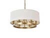 Миниатюра фото подвесная люстра newport 3556/с brass | 220svet.ru