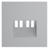 Миниатюра фото накладка для розетки акустической 4-местной voltum s70 vls001516 (серый) | 220svet.ru