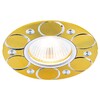 Миниатюра фото встраиваемый светильник ambrella light classic a808 al/g | 220svet.ru