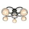Миниатюра фото потолочная люстра arte lamp ginevra a1604pl-5bk | 220svet.ru