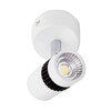 Миниатюра фото встраиваемый светодиодный светильник ambrella light techno led tn101/5w wh/bk | 220svet.ru