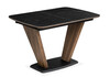 Миниатюра фото стол woodville петир 120х80х75 черный мрамор / орех / черный 532377 | 220svet.ru