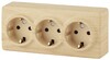 Миниатюра фото розетка эра 3х2p e schuko 16a 250v 11-2208-11 б0020702 | 220svet.ru