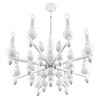 Миниатюра фото подвесная люстра lumion nana 8260/8 белый | 220svet.ru