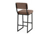 Миниатюра фото барный стул woodville ларс selfie cocoa / черный 674657 | 220svet.ru