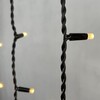 Миниатюра фото гирлянда бахрома 3,2 x 0,9 м тепло-белая 220в, 168 led, провод черный каучук 2,3мм, ip65 ltc eco168blw-1-2ww | 220svet.ru