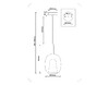 Миниатюра фото подвесной светильник ambrella light high light lh11121 | 220svet.ru