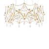 Миниатюра фото подвесная люстра светодиодная хрустальная freya elara fr5591pl-l36bs | 220svet.ru