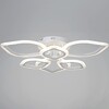 Миниатюра фото светодиодная люстра reluce 02303-0.3-3+3 wh | 220svet.ru