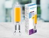 Миниатюра фото лампа светодиодная филаментная ambrella light g9 3w 4200k прозрачная 204521 | 220svet.ru
