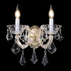 Миниатюра фото бра crystal lux cristelle ap2 gold | 220svet.ru