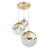 Миниатюра фото подвесной светильник toplight glass tl1203h-03gd | 220svet.ru