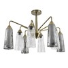 Миниатюра фото потолочная люстра indigo campana 13028/8r brass v000510 | 220svet.ru