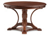 Миниатюра фото стол деревянный раскладной woodville нозеан круглый миланский орех 615232 | 220svet.ru