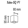 Миниатюра фото потолочный светильник topdecor tubo8 sq p1 23 | 220svet.ru