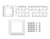 Миниатюра фото рамка 1-постовая ambrella volt alfa line af110121 | 220svet.ru