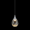 Миниатюра фото подвесной ссветодиодный светильник delight collection md24001004-1a chrome/clear | 220svet.ru