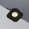 Миниатюра фото встраиваемый светодиодный светильник 3000к ip44 elektrostandard tetro 15276/led черный | 220svet.ru