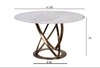 Миниатюра фото стол обеденный белый garda decor 57el-79000 | 220svet.ru