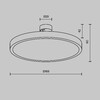 Миниатюра фото трековый магнитный светодиодный светильник maytoni plato flarity tr153-1-10w4k-pt | 220svet.ru