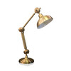 Миниатюра фото настольная лампа delight collection km601t antique brass | 220svet.ru