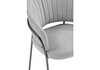 Миниатюра фото стул на металлокаркасе woodville лео серый brendy monsoon 22 / серый 633132 | 220svet.ru