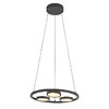 Миниатюра фото подвесная светодиодная люстра crystal lux clt 027c3 d450 bl | 220svet.ru