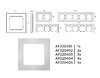 Миниатюра фото рамка 5-постовая ambrella volt alfa techno af220405 | 220svet.ru