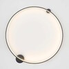 Миниатюра фото бра crystal lux ap35w led black | 220svet.ru