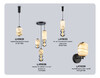 Миниатюра фото подвесной светодиодный светильник ambrella light high light lh11033 | 220svet.ru