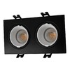Миниатюра фото встраиваемый светильник denkirs dk3072-bk+wh | 220svet.ru