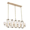 Миниатюра фото подвесная люстра newport 4408+4/s gold м0064727 | 220svet.ru