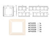 Миниатюра фото рамка 2-постовая ambrella volt alfa line af110332 | 220svet.ru