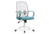 Миниатюра фото компьютерное кресло woodville bust gray / blue / white 15796 | 220svet.ru